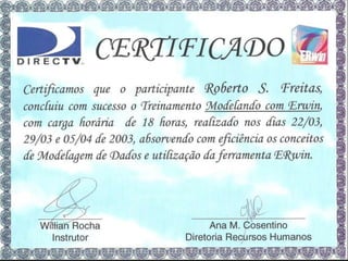 certificado de conclusão treinamentos