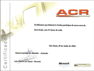 certificado de conclusão treinamentos