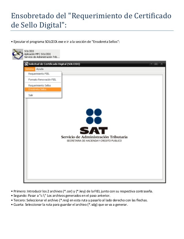 Como obtener el Certificado de sello digital del SAT para emitir CFDI…