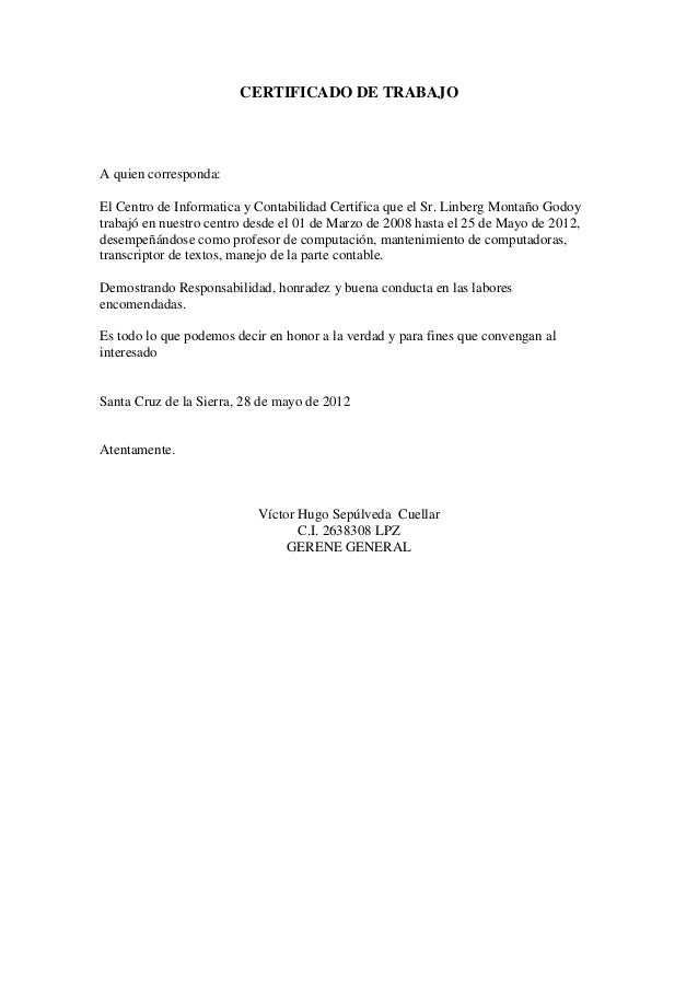 Carta De Buena Conducta En Republica Dominicana - New Sample b