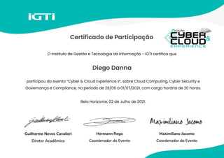 Cyber & Cloud Experience II