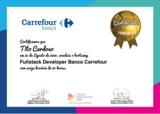 Certificado DIO Fullstack developer - Banco carrefour 7B553D75.pdf