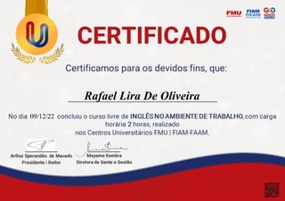 Rafael Lira De Oliveira
09/12/22
 