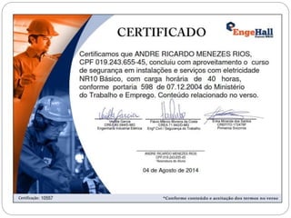 Profissional Ricardo Rios