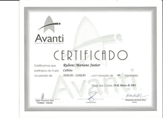 Certificados Telecomunicações