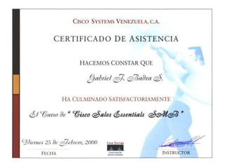 Gabriel Badra Courses