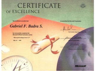 Gabriel Badra Courses