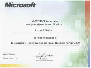 Gabriel Badra Courses