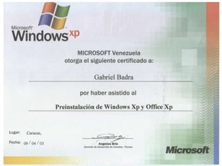 Gabriel Badra Courses