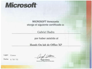 Gabriel Badra Courses