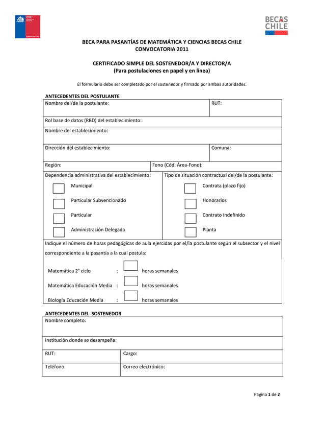 Certificado simple | DOC