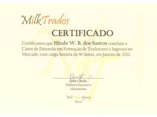 Certificados Slide Share