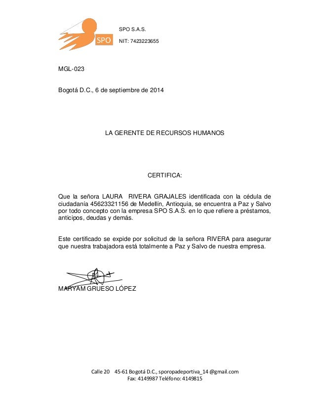 Certificado y Constancia