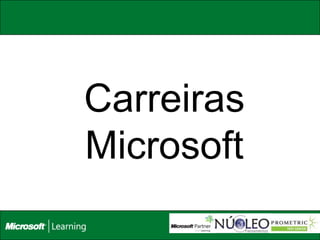 Carreiras
Microsoft
 