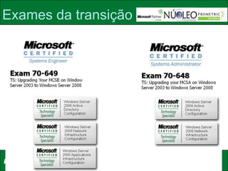 Exames da transição
 