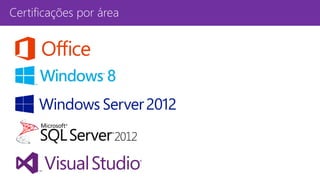 Certificações por área
 