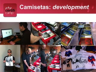 Camisetas: development 
 