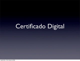 Certificação Digital