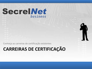 Conheça as carreiras de certificação existentes

CARREIRAS DE CERTIFICAÇÃO

                                                  Certificação Microsoft: O caminho para o sucesso!
                                                                     Jorge Barata e Herleson Pontes
 