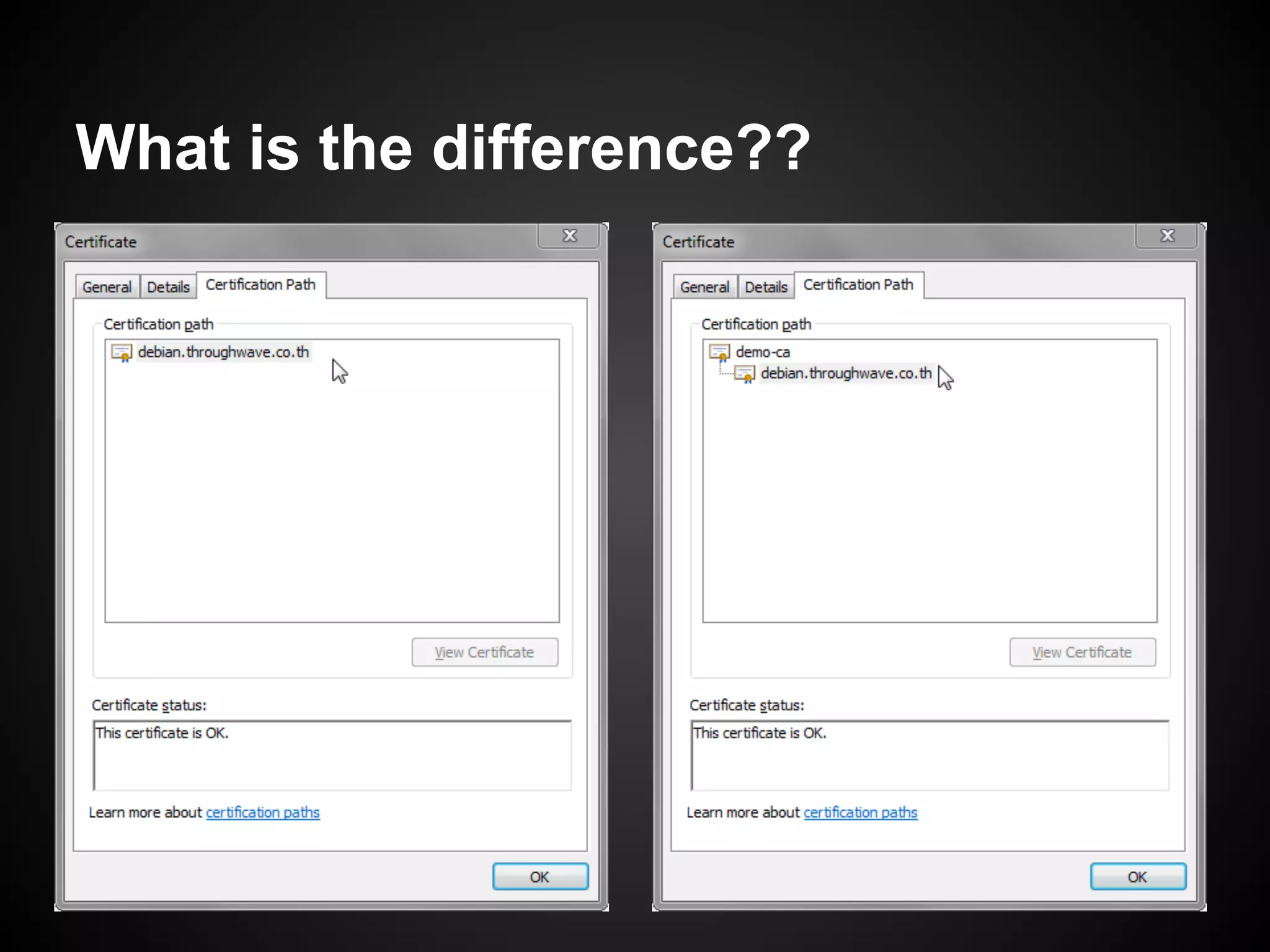 What is the difference??
 