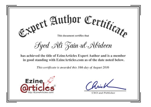 Certificate of authority form image