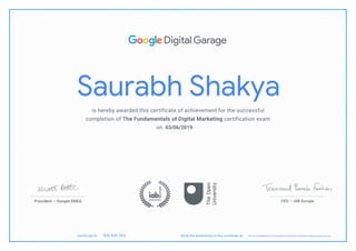 Saurabh Shakya
03/06/2019
HTTPS://LEARNDIGITAL.WITHGOOGLE.COM/DIGITALGARAGE/validate-certificate-code5UU K3Y 2K3
 
