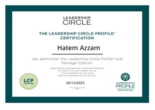 Leadership Circle Profile Certifications