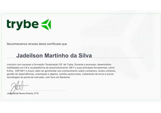 Jadeilson Martinho da Silva
 