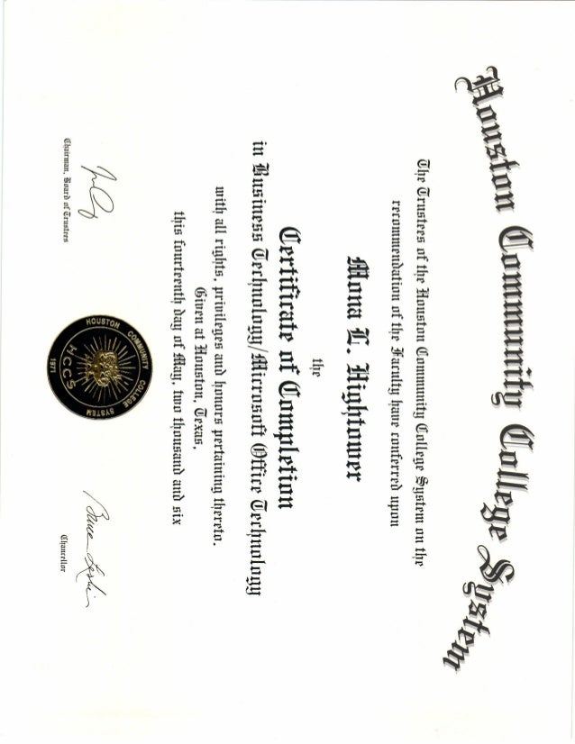certificate microsoft office technology certificate of microsoft office