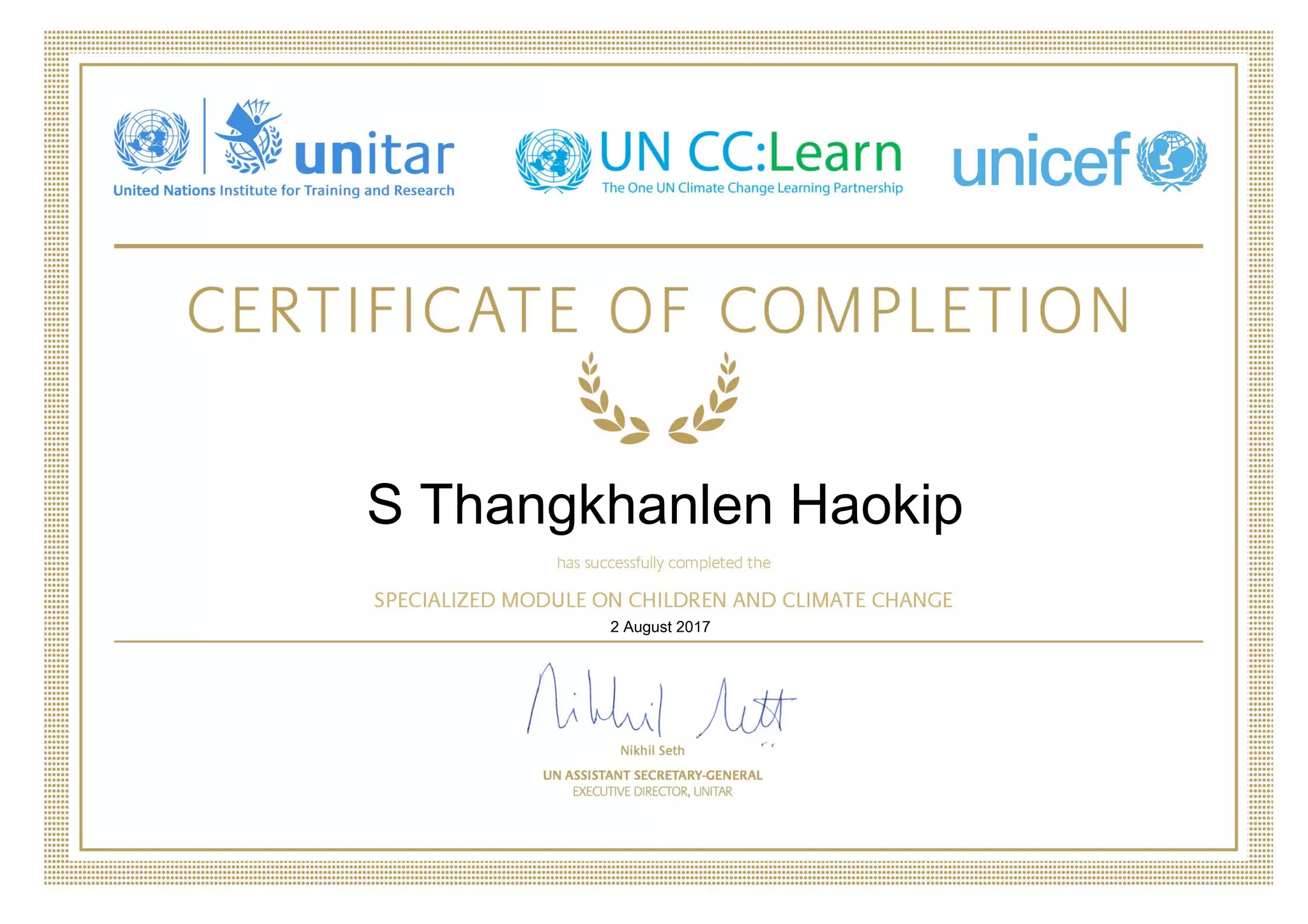 Specialized Module on Children & Climate Change | PDF
