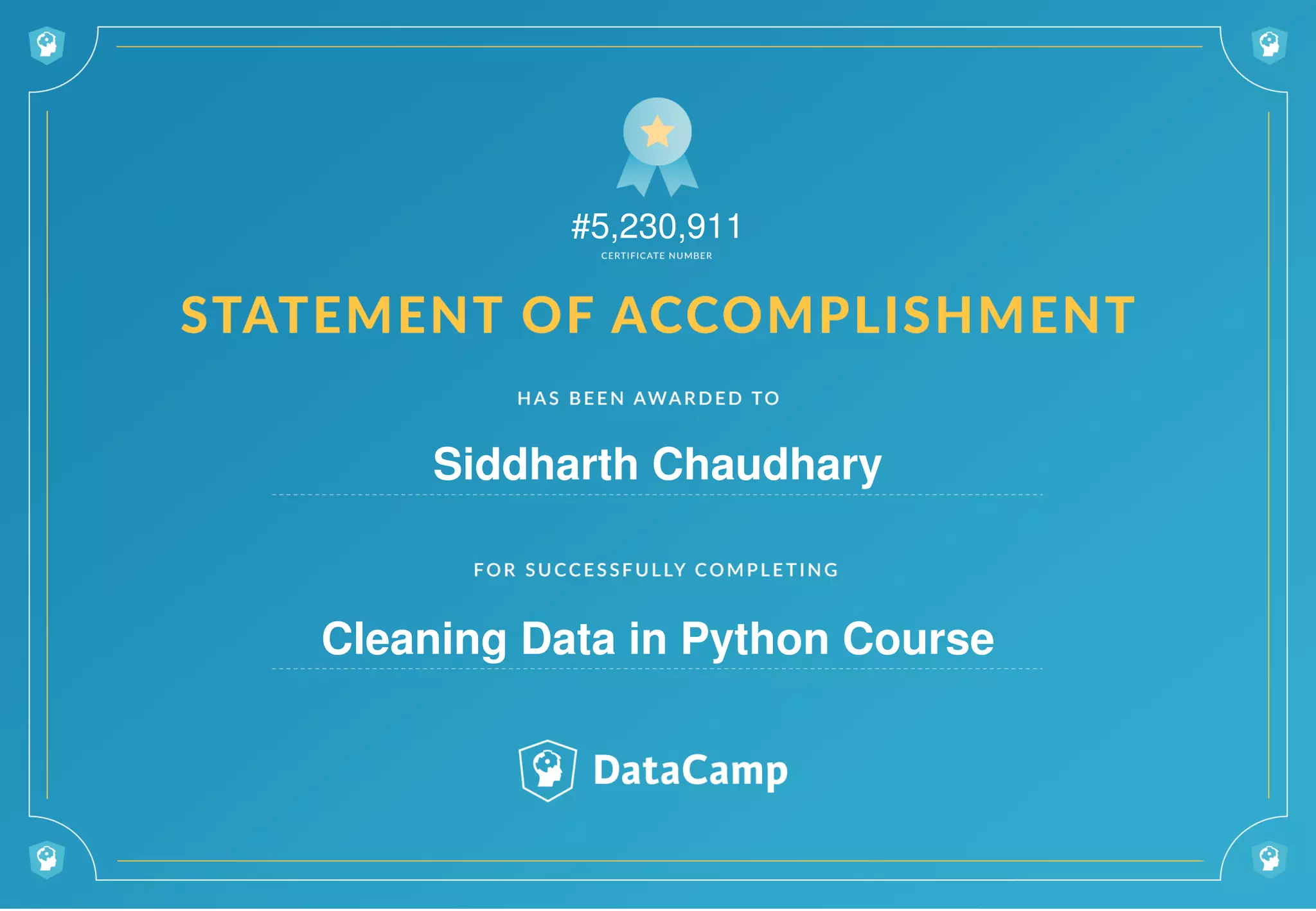 Certificate cleaning data in python | PPT | Free Download