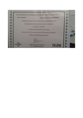 Certificate editorial member ukjpb 2015 mauro luisetto