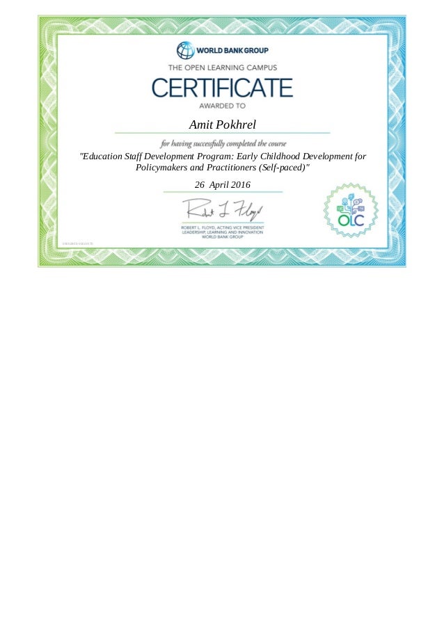 early childhood certification online