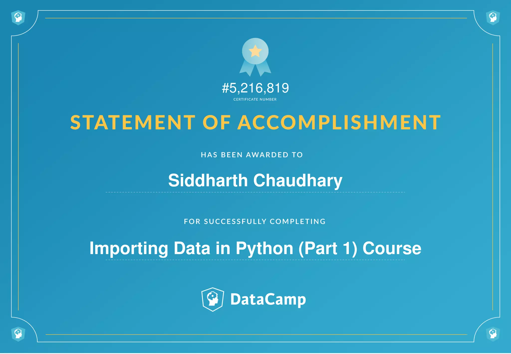 Certificate importing data in python from relational database,xls and ...