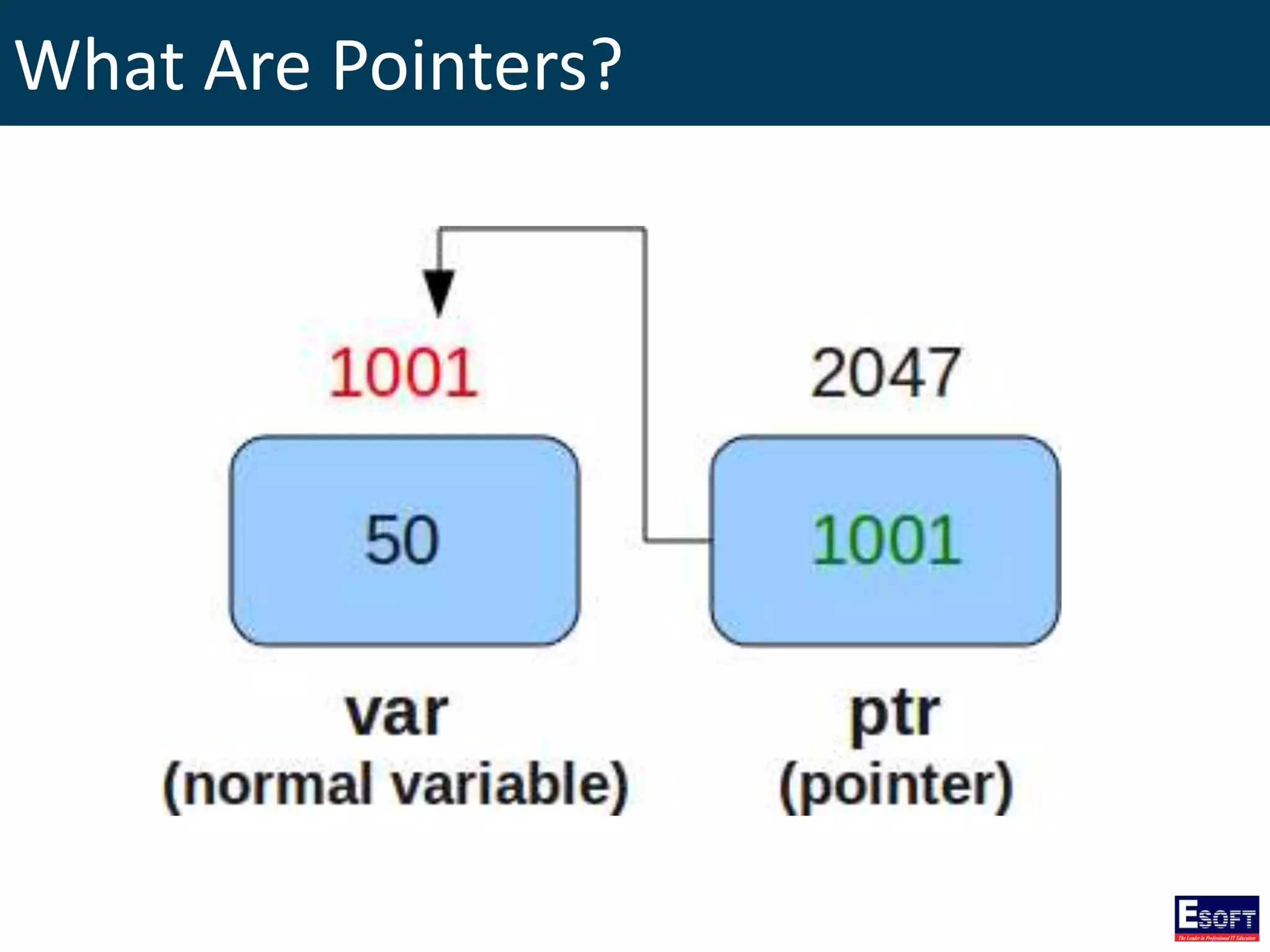 What Are Pointers?
 