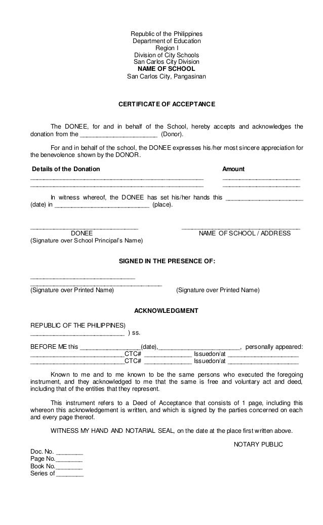 administration letter and certificate of succession Certificate of a of DepEd Acceptance Donation Adopt administration letter and certificate of succession Certificate of a of DepEd Acceptance Donation Adopt
