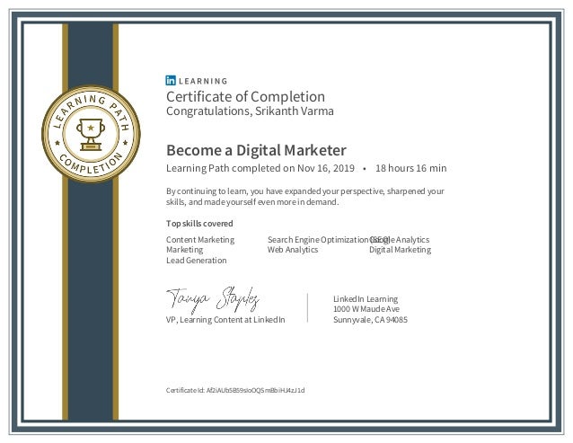 linkedin certification courses