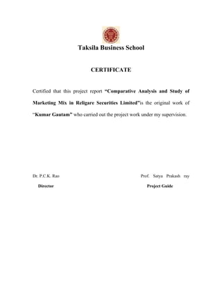 Certificate of gautam