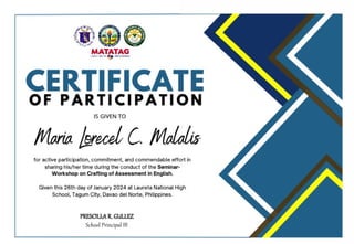 PRESCILLA R. GULLEZ
School Principal III