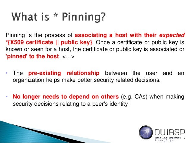 certificate pinning in mobile applications