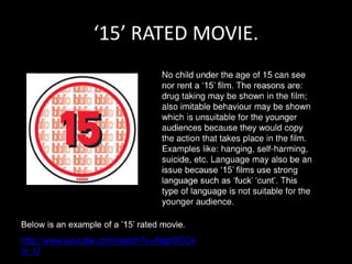 Certificate ratings  bbfc