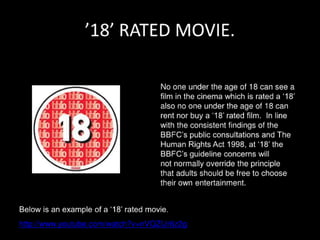 Certificate ratings  bbfc