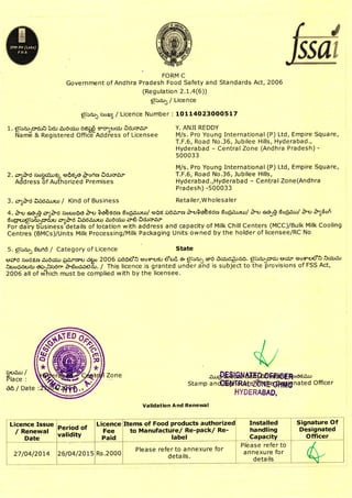 Certificates