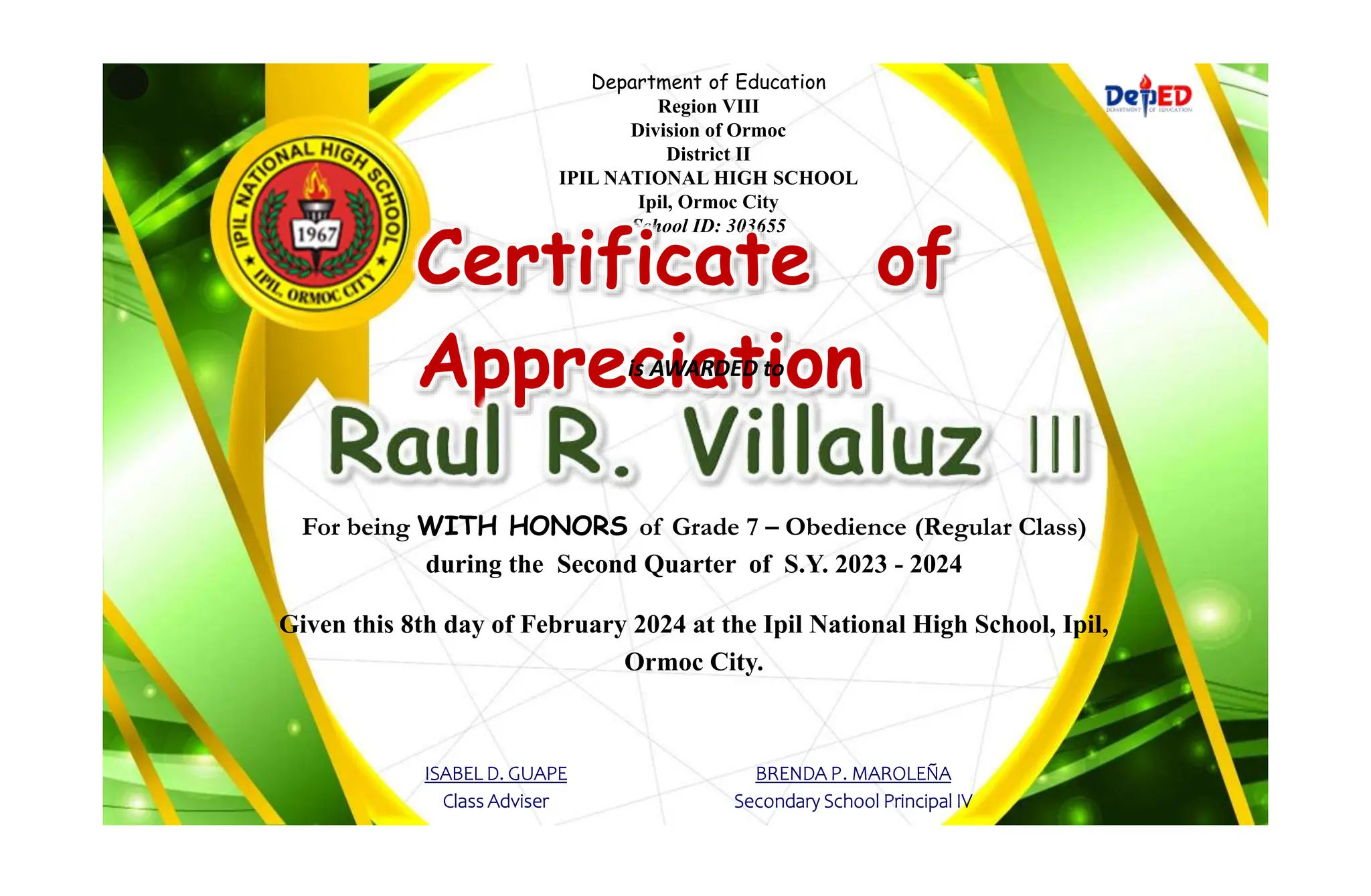 school certicate template 2024bsshdjsadkjbsjdsjg pptx