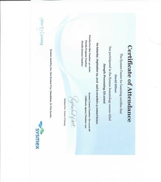 Certificates 2017