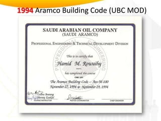 1994Aramco Building Code (UBC MOD)