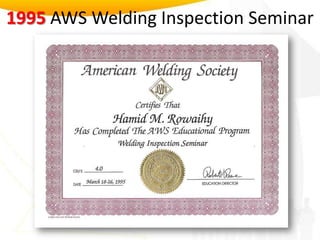 1995AWS Welding Inspection Seminar 