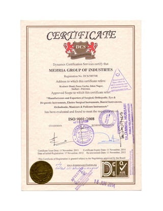 Certificate scan file