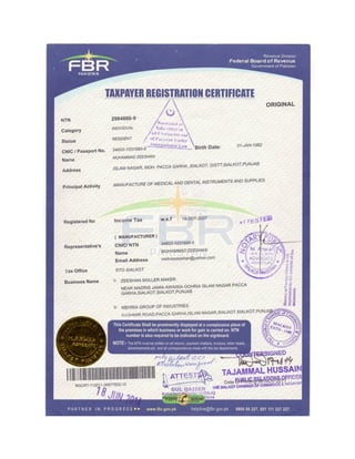 Certificate scan file