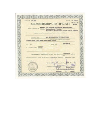 Certificate scan file